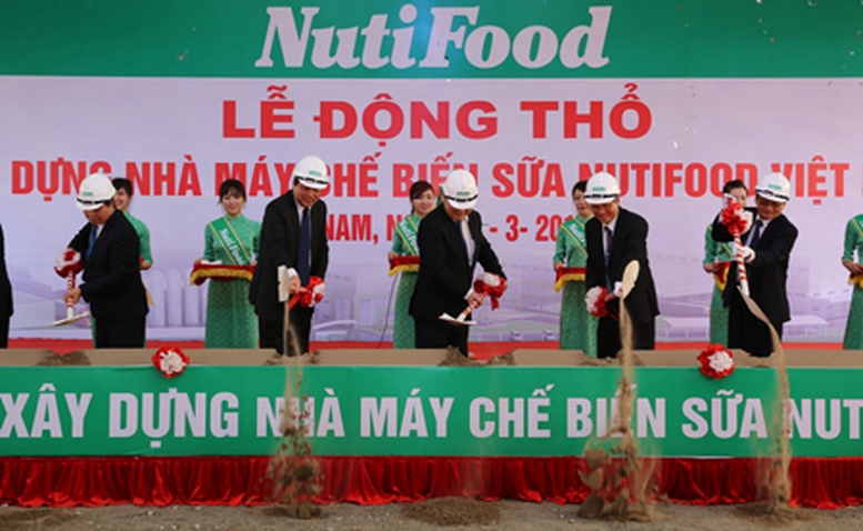 NutiFood xây dựng nhà máy sữa lớn nhất miền Bắc
