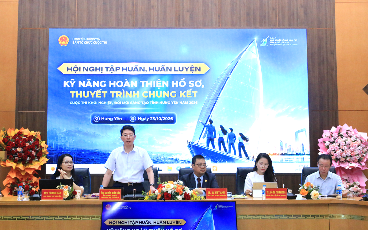 52 dự án được chọn vào Chung kết cuộc thi khởi nghiệp Hưng Yên
